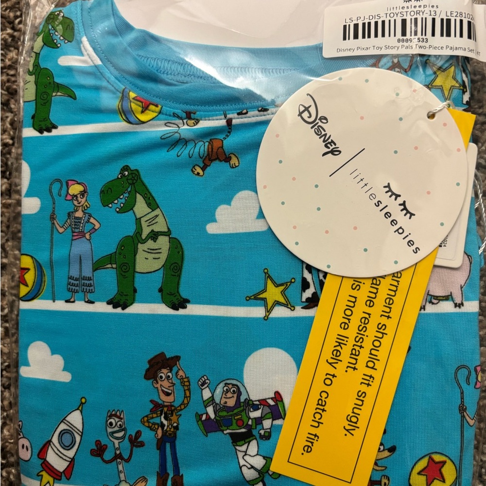 Little Sleepies Toy Story Blue pj set 4T